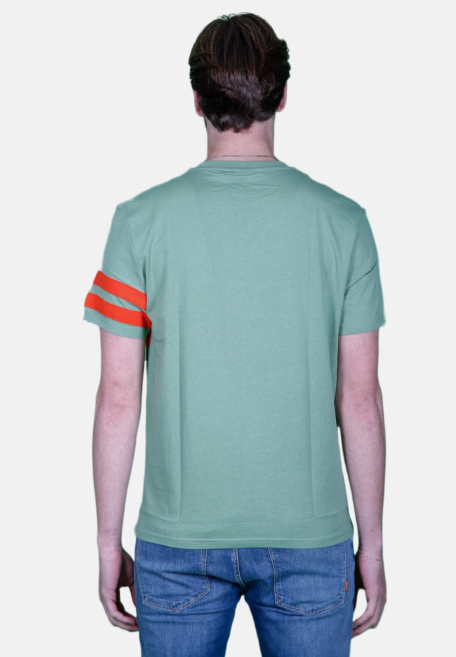 Ellesse Con Righe A ContrastoT-Shirt Con StampaVerde Uomo T-shirt E Polo EL922O0JK-M11 2 Ellesse Con Righe A ContrastoT-Shirt Con StampaVerde Uomo T-shirt E Polo EL922O0JK-M11 - immagine 2