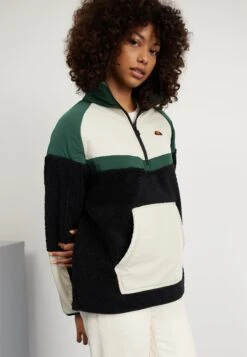 Ellesse Perini 1/2 Zip TrackFelpa In PileBlack Donna Felpe EL921J09W-Q11