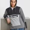 Ellesse PeriodicFelpa Con CappuccioGrey/Black Uomo Maglieria E Felpe EL922T0A7-C11