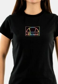 Ellesse T-Shirt Con StampaNoir Donna T-shirt E Top EL921D09P-Q11 -Ellesse 2263284b2962464e914fb7ddcda87e32