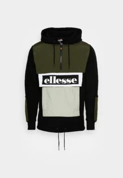 Ellesse PeriodicFelpa In PileBlack/Khaki Uomo Maglieria E Felpe EL922T07U-Q11