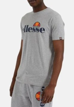 Ellesse Sl Prado TeeT-Shirt Con StampaGrey Marl Uomo T-shirt E Polo EL922O06W-C12