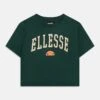 Ellesse Ciciano CropT-Shirt Con StampaDark Green Bambini T-shirt & Top EL923G023-M11