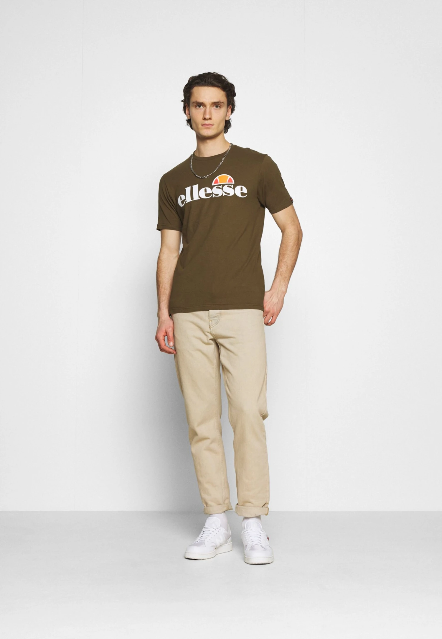 Ellesse Sl Prado TeeT-Shirt Con StampaKhaki Uomo T-shirt E Polo EL922O06W-N11 2 Ellesse Sl Prado TeeT-Shirt Con StampaKhaki Uomo T-shirt E Polo EL922O06W-N11 - immagine 2