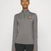 Ellesse Sofira 1/4 ZipMaglietta A Manica LungaDark Grey Donna T-shirt E Top EL941D059-C11