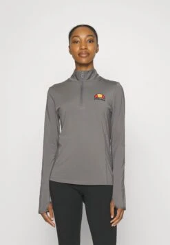 Ellesse Sofira 1/4 ZipMaglietta A Manica LungaDark Grey Donna T-shirt E Top EL941D059-C11