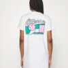 Ellesse Hiromna Tee DressVestito Di MaglinaWhite Donna Vestiti EL921C02R-A11