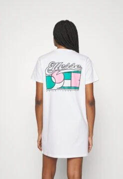 Ellesse Hiromna Tee DressVestito Di MaglinaWhite Donna Vestiti EL921C02R-A11