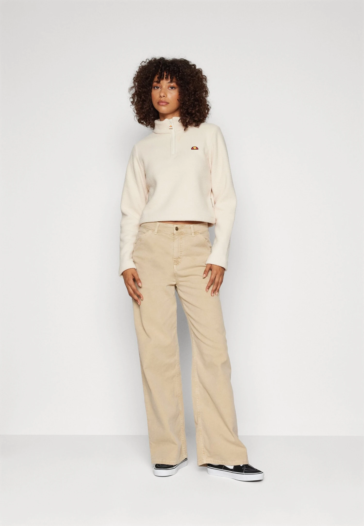 Ellesse Senatore 1/2 Zip Track TopFelpa In PileOff White Donna Felpe EL921J09V-A11 5 Ellesse Senatore 1/2 Zip Track TopFelpa In PileOff White Donna Felpe EL921J09V-A11 - immagine 5