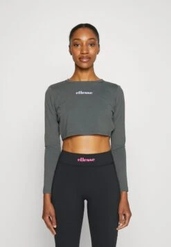 Ellesse ShamsMaglietta A Manica LungaDark Grey Donna T-shirt E Top EL941D05A-C11