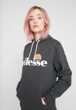 Ellesse ToricesFelpa Con CappuccioDark Grey Marl Donna Felpe EL921J00C-C12 -Ellesse a2968b2f771047dc96bf223093591d15