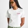 Ellesse Palmas OversizedT-Shirt Con StampaWhite Donna T-shirt E Top EL921D0CA-A11