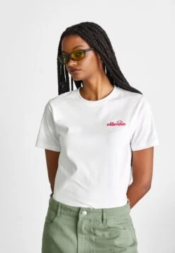 Ellesse Palmas OversizedT-Shirt Con StampaWhite Donna T-shirt E Top EL921D0CA-A11