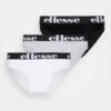 Ellesse Sharlia 3 PackSlipBlack/Grey Melange/White Donna Intimo EL981R002-Q12