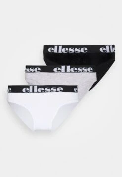 Ellesse Sharlia 3 PackSlipBlack/Grey Melange/White Donna Intimo EL981R002-Q12