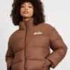 Ellesse Baita Padded JacketGiacca InvernaleBrown Donna Giacche E Blazer EL921U02C-O11