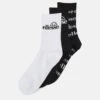 Ellesse Samba Unisex 3 PackCalzeBlack/White Donna Calze EL981001S-Q11
