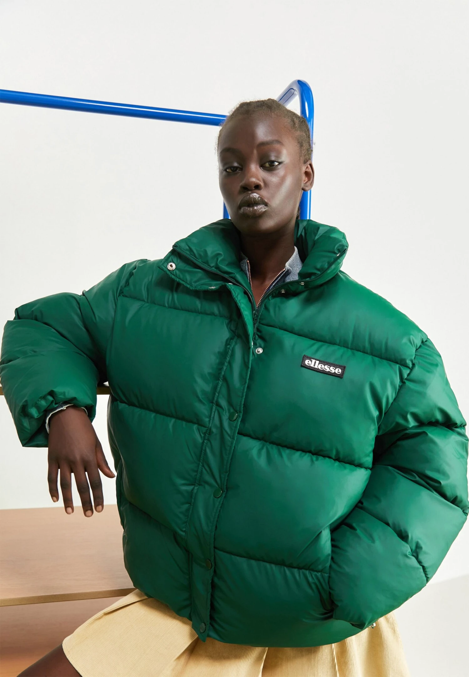 Ellesse Jesmi Padded JacketGiacca InvernaleGreen Donna Giacche E Blazer EL921U02E-M11 1 Ellesse Jesmi Padded JacketGiacca InvernaleGreen Donna Giacche E Blazer EL921U02E-M11