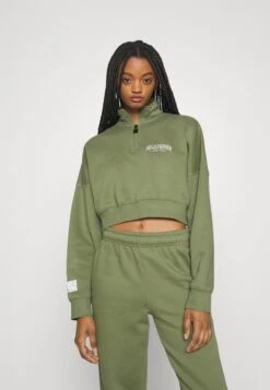 Ellesse Asturi Crop - Felpa - Olive -Ellesse e8fa49ba55794b0888740f0615a7a189
