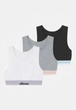 Ellesse Emilo 3 PackBustinoBlack/Grey Marl/White Bambini Intimo E Per La Notte EL983A00J-Q11