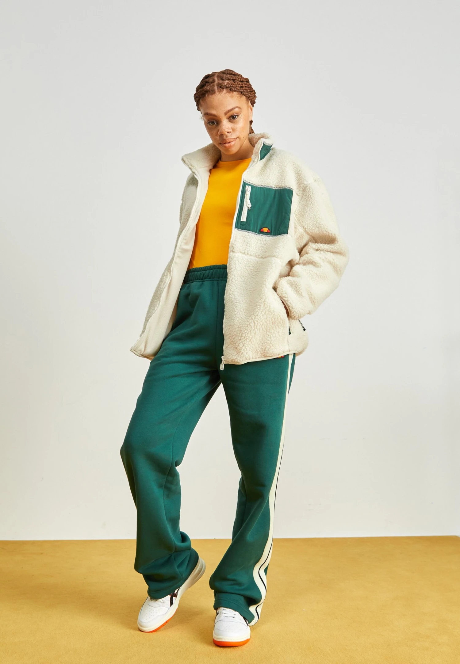 Ellesse Martucci JacketGiacca In PileOff White Donna Felpe EL921G03D-A11 2 Ellesse Martucci JacketGiacca In PileOff White Donna Felpe EL921G03D-A11 - immagine 2